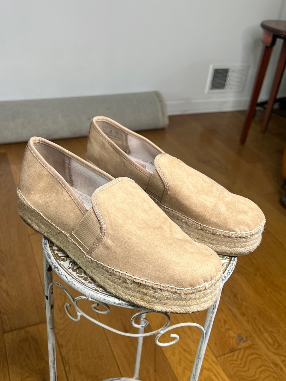 Circus by Sam Edelman Tan Platform Espadrille Sandals